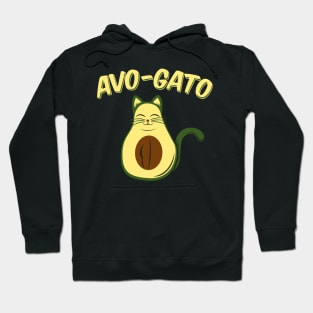 Avo-Gato Avocado Kitty Cat Cinco De Mayo Hoodie